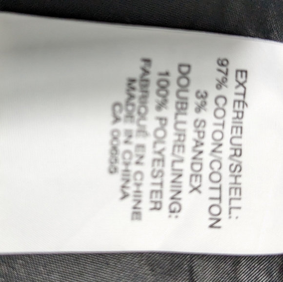 SMART SET Black & Grey Striped Short Sleeve Jacket Size 13 - Picture 10 of 15